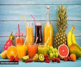 Fresh Seasonal Fruits Juice